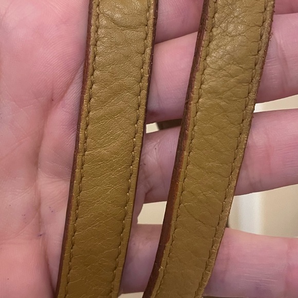 Gucci small tote canvas and mustard leather gold hardware - Picture 10 of 11